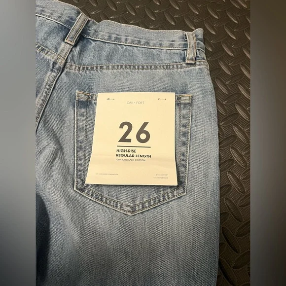 OAK + FORT High Rise Regular Length Jeans - Picture 4 of 4